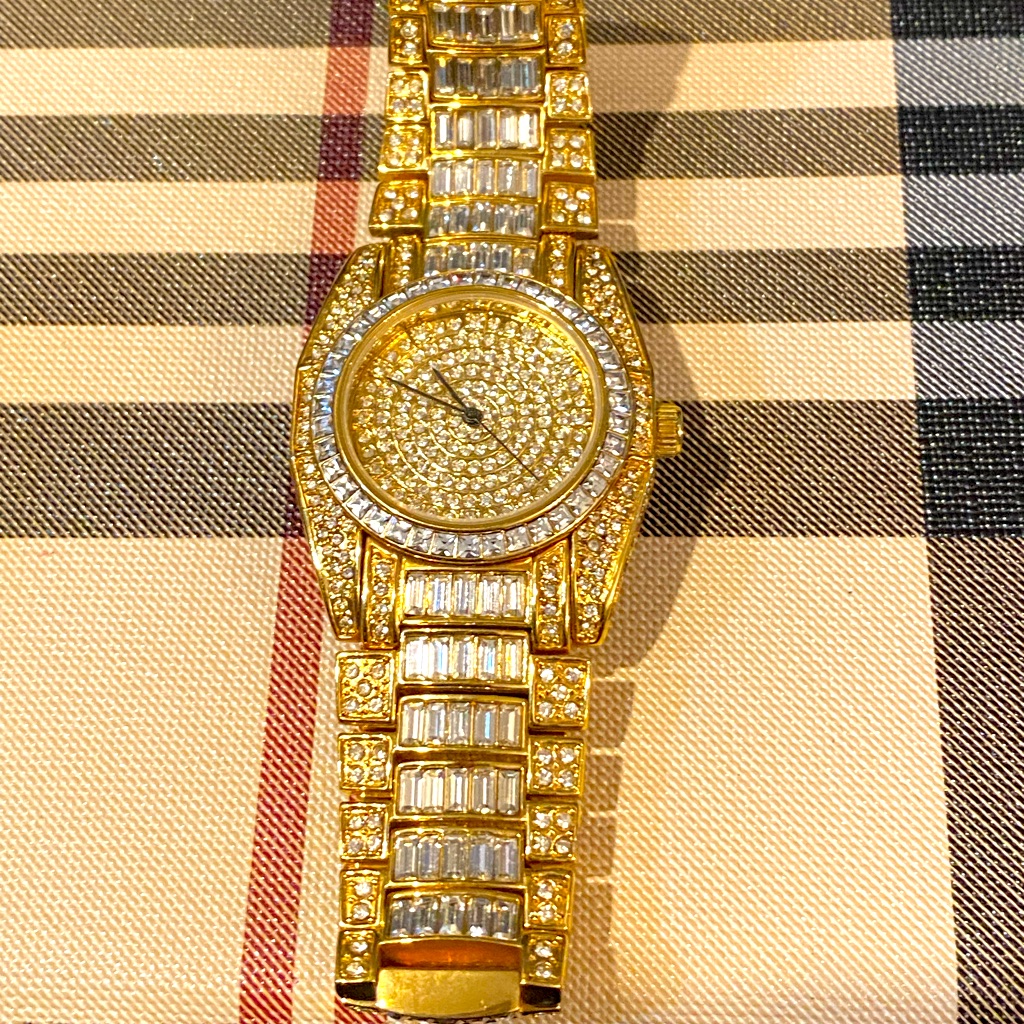 Diamond Baguette Watch